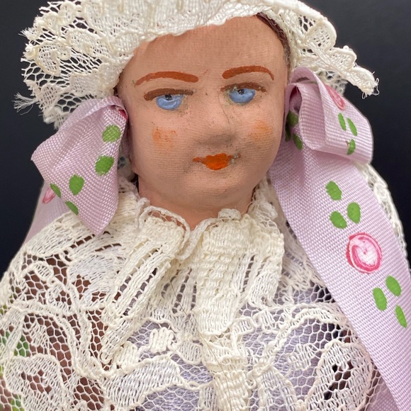 Polish Folk Ethnic Artisanal Handmade Dolls 10” - Picture 6 of 16